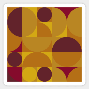 Midcentury Seasons Pattern Summer Sticker